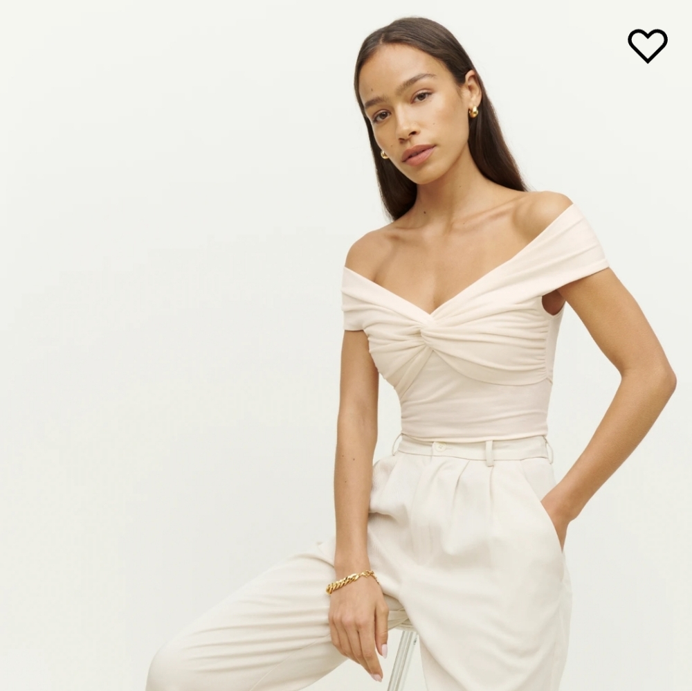 Reformation Offshoulder Top
